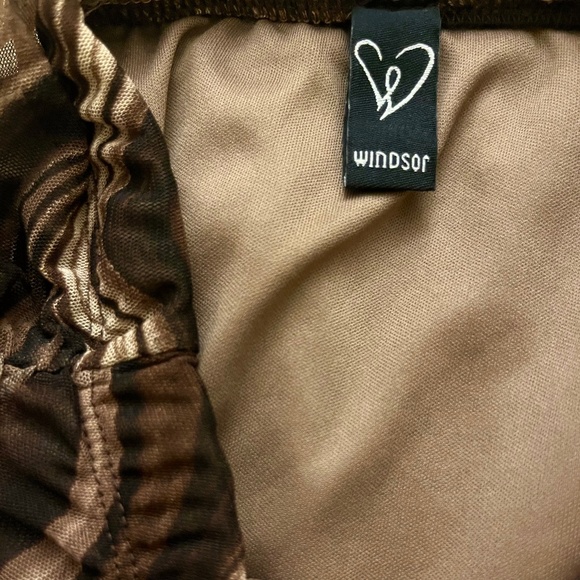 Windsor Brown Marble Mini Skirt - Picture 3 of 3